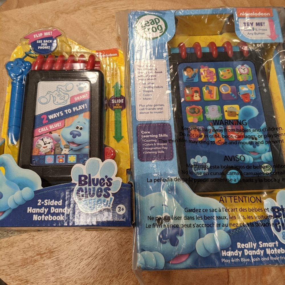 BLUE'S CLUES 2-SIDED AND REALLY SMART HANDY DAND